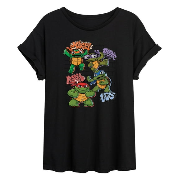 Teenage Mutant Ninja Turtles Mutant Mayhem  - Kids Group  - Women's Oversized T-Shirt