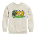 thumbnail image 1 of Teenage Mutant Ninja Turtles Mutant Mayhem - Leo Pizza Power - Toddler & Youth Crewneck Fleece Sweatshirt, 1 of 4