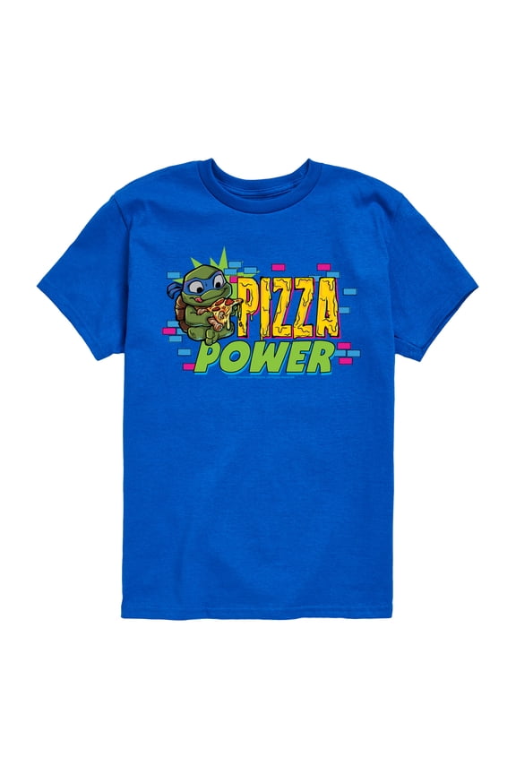 - Leo Pizza Power - Toddler & Youth Short Sleeve Graphic T-Shirt