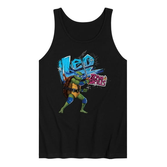Teenage Mutant Ninja Turtles: Mutant Mayhem - Leonardo AKA Leo - Team Turtles - Men's Jersey Tank Top