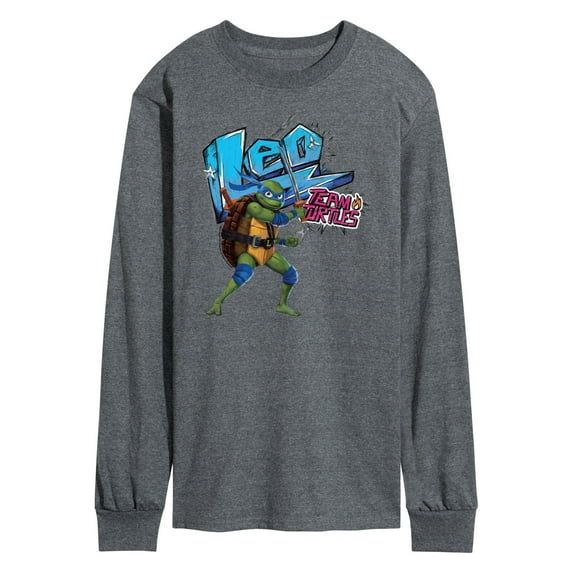 Teenage Mutant Ninja Turtles: Mutant Mayhem - Leonardo AKA Leo - Team Turtles - Men's Long Sleeve T-Shirt