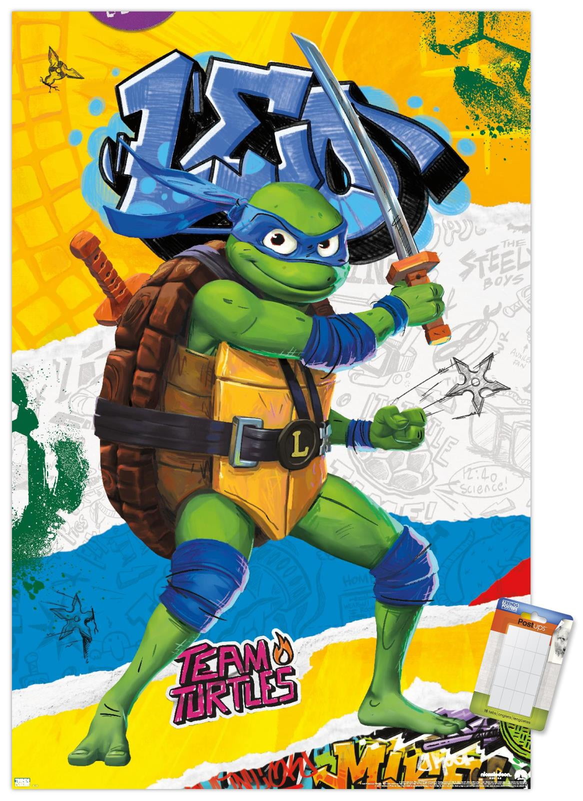 1 - Leonardo 2012 Tmnt - Free Transparent PNG Clipart Images Download, image size:1166x1603