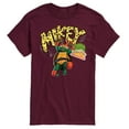 thumbnail image 1 of Teenage Mutant Ninja Turtles: Mutant Mayhem - Michelangelo AKA Mikey - Pizza Rules - Big & Tall - Men's Short Sleeve Graphic T-Shirt, 1 of 5