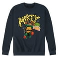 thumbnail image 1 of Teenage Mutant Ninja Turtles: Mutant Mayhem - Michelangelo AKA Mikey - Pizza Rules - Men's Crew Neck Fleece Pullover, 1 of 5