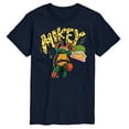 thumbnail image 1 of Teenage Mutant Ninja Turtles: Mutant Mayhem - Michelangelo AKA Mikey - Pizza Rules - Men's Short Sleeve Graphic T-Shirt, 1 of 5