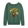 thumbnail image 1 of Teenage Mutant Ninja Turtles: Mutant Mayhem - Michelangelo AKA Mikey - Women's Lightweight French Terry Long Sleeve Shirt, 1 of 5