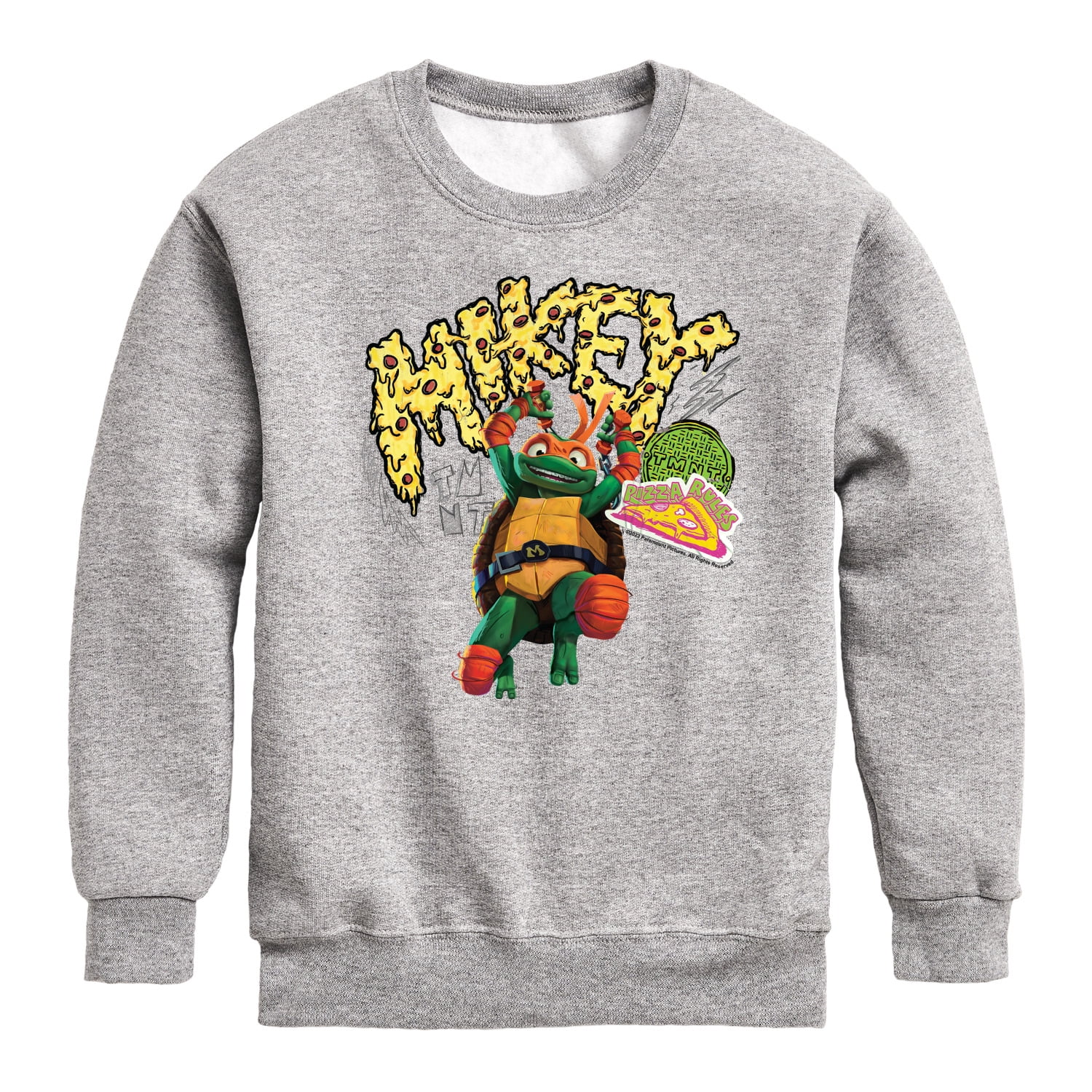 Teenage Mutant Ninja Turtles: Mutant Mayhem Pizza Hoodie White / M