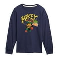 thumbnail image 1 of Teenage Mutant Ninja Turtles: Mutant Mayhem - Michelangelo AKA Mikey - Pizza Rules - Toddler And Youth Long Sleeve Graphic T-Shirt, 1 of 5