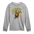 thumbnail image 1 of Teenage Mutant Ninja Turtles: Mutant Mayhem - Michelangelo AKA Mikey - Pizza Rules - Toddler And Youth Long Sleeve Graphic T-Shirt, 1 of 5