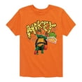 thumbnail image 1 of Teenage Mutant Ninja Turtles: Mutant Mayhem - Michelangelo AKA Mikey - Pizza Rules - Toddler And Youth Short Sleeve Graphic T-Shirt, 1 of 5