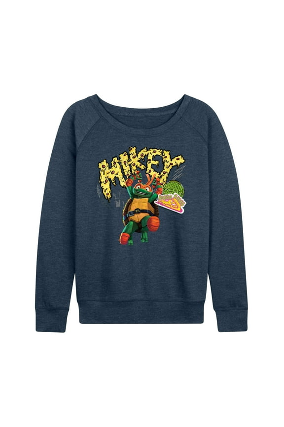 : Mutant Mayhem - Michelangelo AKA Mikey - Women's Lightweight French Terry Long Sleeve Shirt