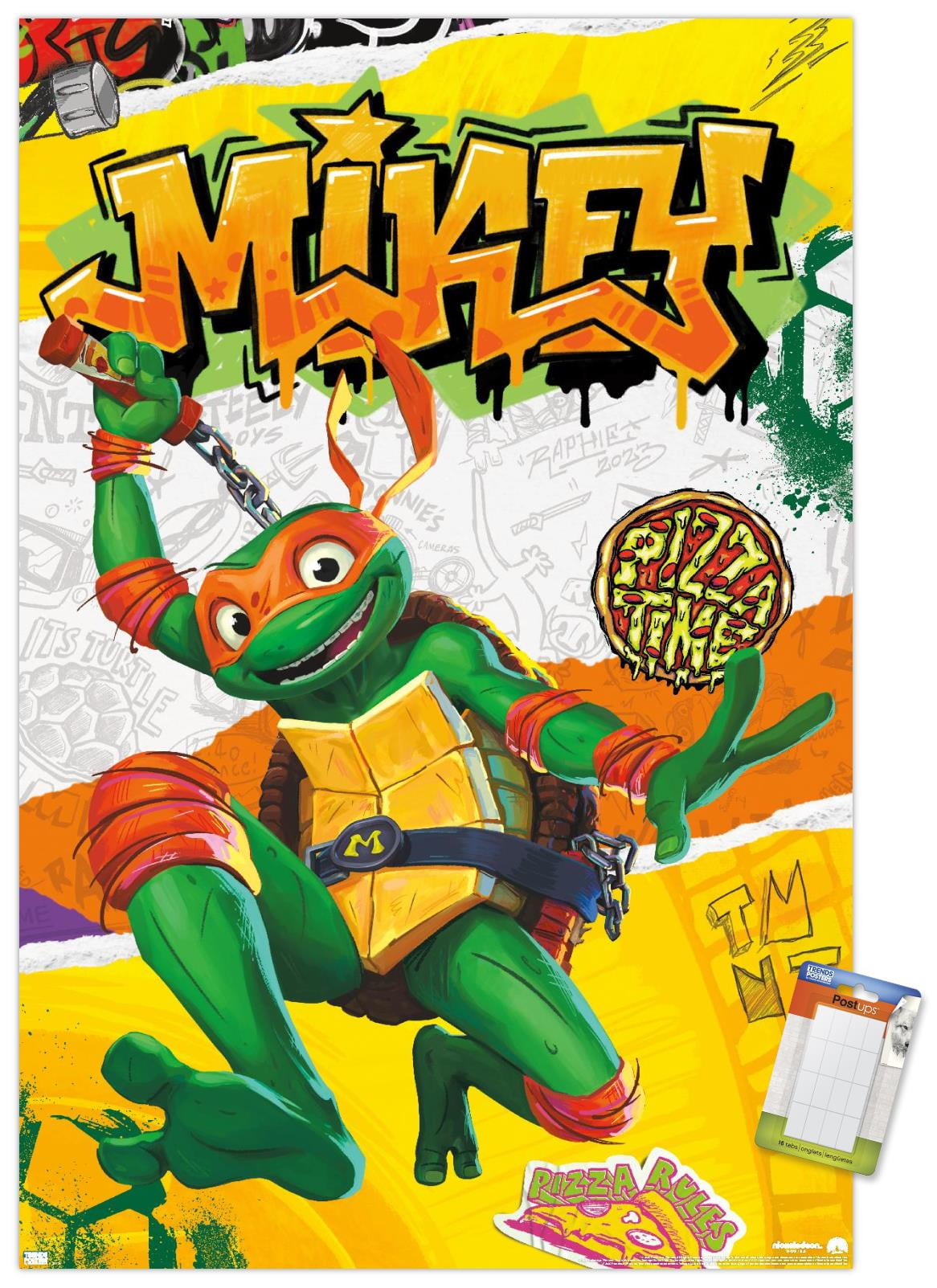 TIDEとTeenage Mutant Ninja Turtlesのコラボレーションポスター