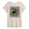 thumbnail image 1 of Teenage Mutant Ninja Turtles Mutant Mayhem  - Mini Badge  - Women's Oversized T-Shirt, 1 of 4