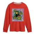 thumbnail image 1 of Teenage Mutant Ninja Turtles Mutant Mayhem - Mini Badge - Toddler & Youth Long Sleeve Graphic T-Shirt, 1 of 4