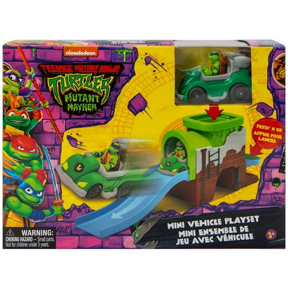 Legend Toys Teenage Mutant Ninja Turtles Mutant Mayhem Mini Vehicle Playset, New