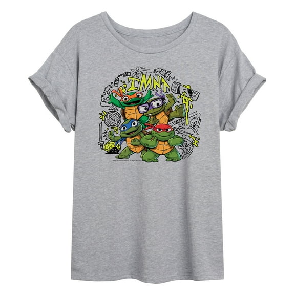 Teenage Mutant Ninja Turtles Mutant Mayhem  - Mm Sketchy  - Women's Oversized T-Shirt