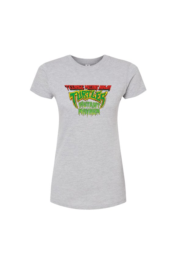 : Mutant Mayhem - Movie Logo - Juniors Fitted Graphic T-Shirt