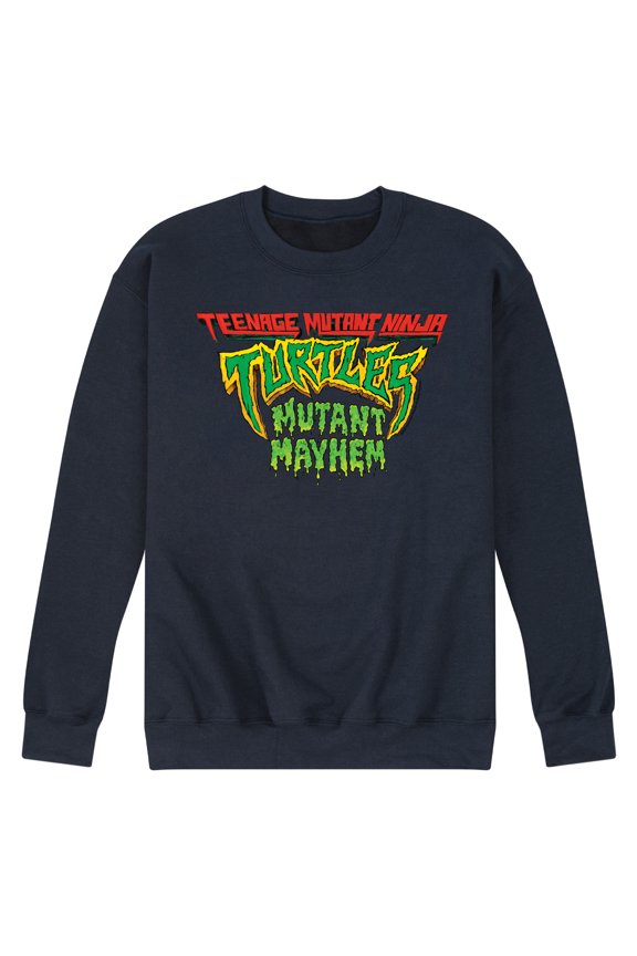 : Mutant Mayhem - Movie Logo - Men's Crew Neck Fleece Pullover