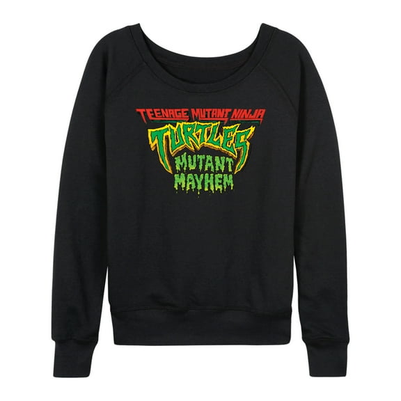 Teenage Mutant Ninja Turtles: Mutant Mayhem - Movie Logo - Plus Size - Women's Lightweight French Terry Long Sleeve Shirt
