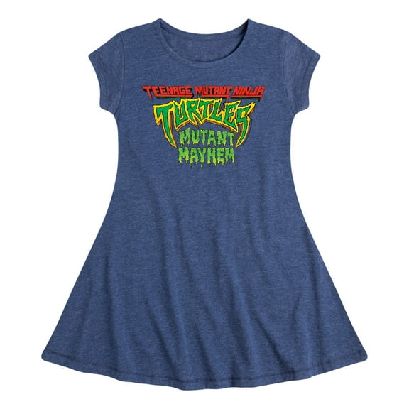 Teenage Mutant Ninja Turtles: Mutant Mayhem - Movie Logo - Toddler And Youth Girls Fit And Flare Dress