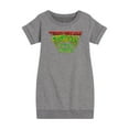 thumbnail image 1 of Teenage Mutant Ninja Turtles: Mutant Mayhem - Movie Logo - Toddler And Youth Girls Fleece Dress, 1 of 5