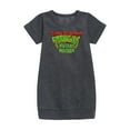 thumbnail image 1 of Teenage Mutant Ninja Turtles: Mutant Mayhem - Movie Logo - Toddler And Youth Girls Fleece Dress, 1 of 4
