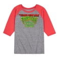thumbnail image 1 of Teenage Mutant Ninja Turtles: Mutant Mayhem - Movie Logo - Toddler And Youth Raglan Graphic T-Shirt, 1 of 6