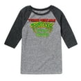 thumbnail image 1 of Teenage Mutant Ninja Turtles: Mutant Mayhem - Movie Logo - Toddler And Youth Raglan Graphic T-Shirt, 1 of 4