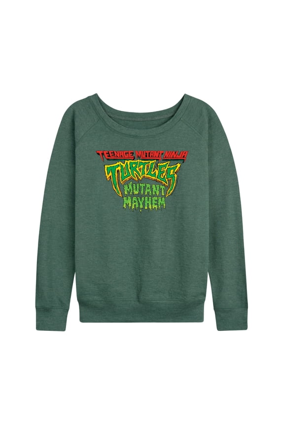 : Mutant Mayhem - Movie Logo - Women's Lightweight French Terry Long Sleeve Shirt