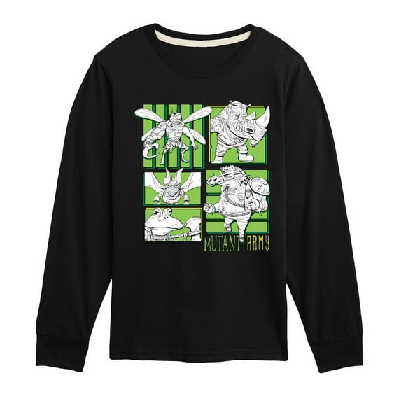 Teenage Mutant Ninja Turtles Mutant Mayhem - Mutant Army - Toddler & Youth Long Sleeve Graphic T-Shirt