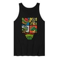 thumbnail image 1 of Teenage Mutant Ninja Turtles Mutant Mayhem - Mutant Mahem Grid - Men's Jersey Tank Top, 1 of 4