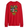 thumbnail image 1 of Teenage Mutant Ninja Turtles Mutant Mayhem - Mutant Mahem Grid - Men's Long Sleeve T-Shirt, 1 of 3