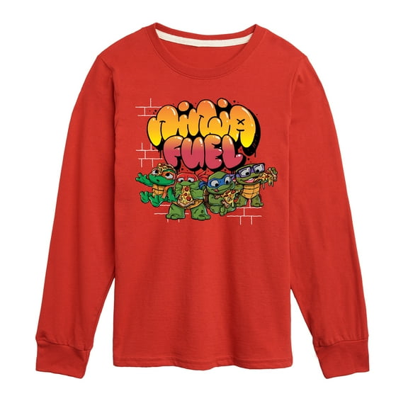 Teenage Mutant Ninja Turtles Mutant Mayhem - Ninja Diet - Toddler & Youth Long Sleeve Graphic T-Shirt