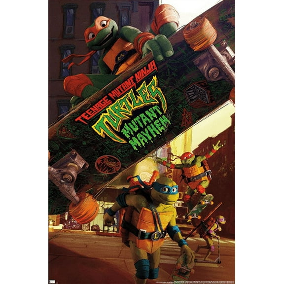 Teenage Mutant Ninja Turtles: Mutant Mayhem - One Sheet Wall Poster, 22.375" x 34"