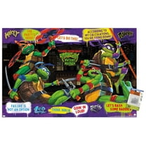 Teenage Mutant Ninja Turtles: Mutant Mayhem - Phrases Wall Poster with Push Pins, 22.375" x 34"