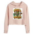 thumbnail image 1 of Teenage Mutant Ninja Turtles Mutant Mayhem  - Pizza Lover  - Juniors Cropped Pullover Hoodie, 1 of 4