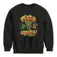 thumbnail image 1 of Teenage Mutant Ninja Turtles Mutant Mayhem - Pizza Lover - Toddler & Youth Crewneck Fleece Sweatshirt, 1 of 4