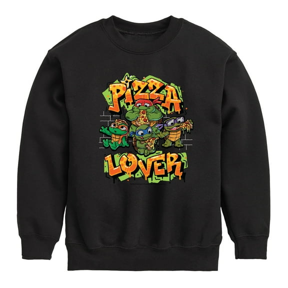Teenage Mutant Ninja Turtles Mutant Mayhem - Pizza Lover - Toddler & Youth Crewneck Fleece Sweatshirt
