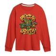 thumbnail image 1 of Teenage Mutant Ninja Turtles Mutant Mayhem - Pizza Lover - Toddler & Youth Long Sleeve Graphic T-Shirt, 1 of 4
