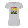 thumbnail image 1 of Teenage Mutant Ninja Turtles Mutant Mayhem  - Pizza Power  - Juniors Fitted Graphic T-Shirt, 1 of 4