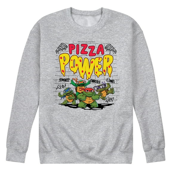 Teenage Mutant Ninja Turtles Mutant Mayhem - Pizza Power - Men's Crew Neck Fleece Pullover