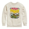 thumbnail image 1 of Teenage Mutant Ninja Turtles Mutant Mayhem - Pizza Power - Toddler & Youth Crewneck Fleece Sweatshirt, 1 of 4