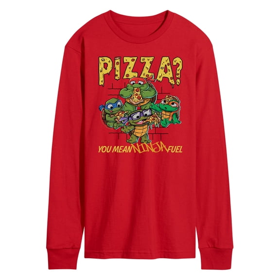 Teenage Mutant Ninja Turtles Mutant Mayhem - Pizza You Mean Ninja Fuel - Men's Long Sleeve T-Shirt