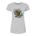 thumbnail image 1 of Teenage Mutant Ninja Turtles: Mutant Mayhem - Raphael Going In Loud - Juniors Fitted Graphic T-Shirt, 1 of 5