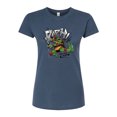 thumbnail image 1 of Teenage Mutant Ninja Turtles: Mutant Mayhem - Raphael Going In Loud - Juniors Fitted Graphic T-Shirt, 1 of 5