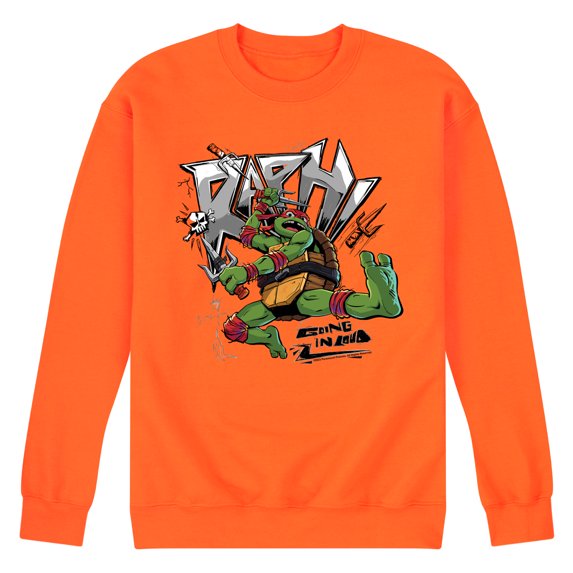 Teenage Mutant Ninja Turtles: Mutant Mayhem - Raphael Going In Loud - Men's Crew Neck Fleece Pullover