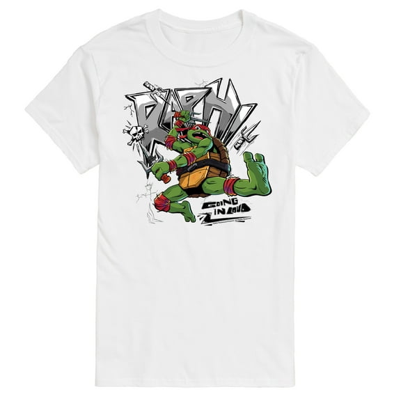 Teenage Mutant Ninja Turtles: Mutant Mayhem - Raphael Going In Loud - Men's Short Sleeve Graphic T-Shirt