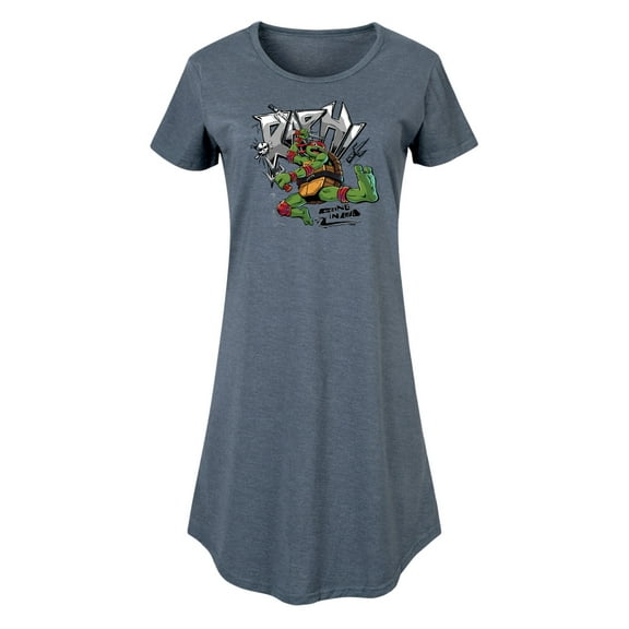 Teenage Mutant Ninja Turtles: Mutant Mayhem - Raphael Going In Loud - Plus Size - Women's Any Way Dress