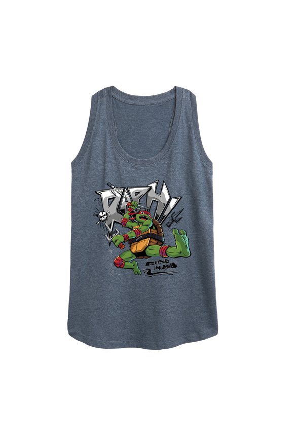 : Mutant Mayhem - Raphael Going In Loud - Plus Size - Women's Racerback Tank Top