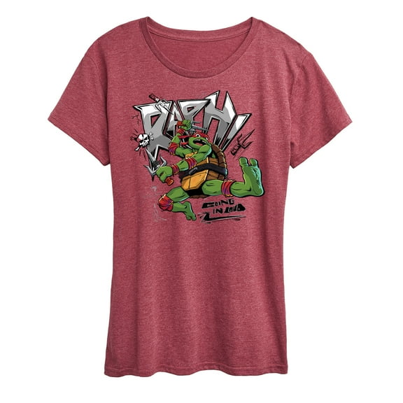 Teenage Mutant Ninja Turtles: Mutant Mayhem - Raphael Going In Loud - Plus Size - Women's Short Sleeve Graphic T-Shirt